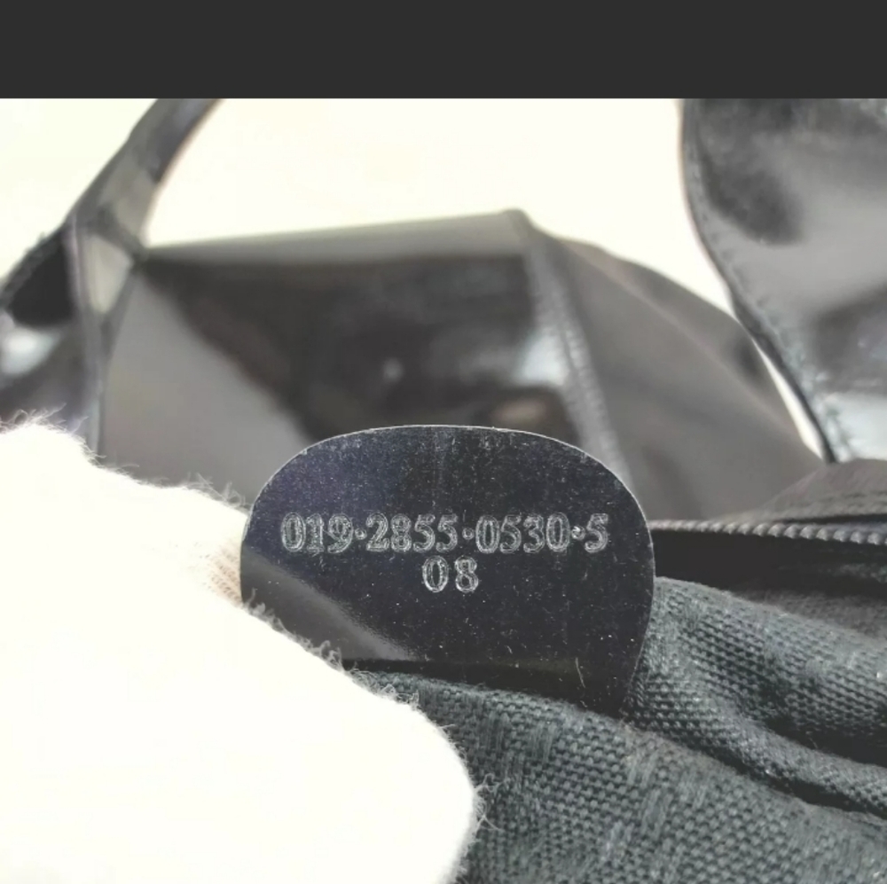 Gucci Large Black Tote with Leather Trim Authentic - Picture 12 of 13